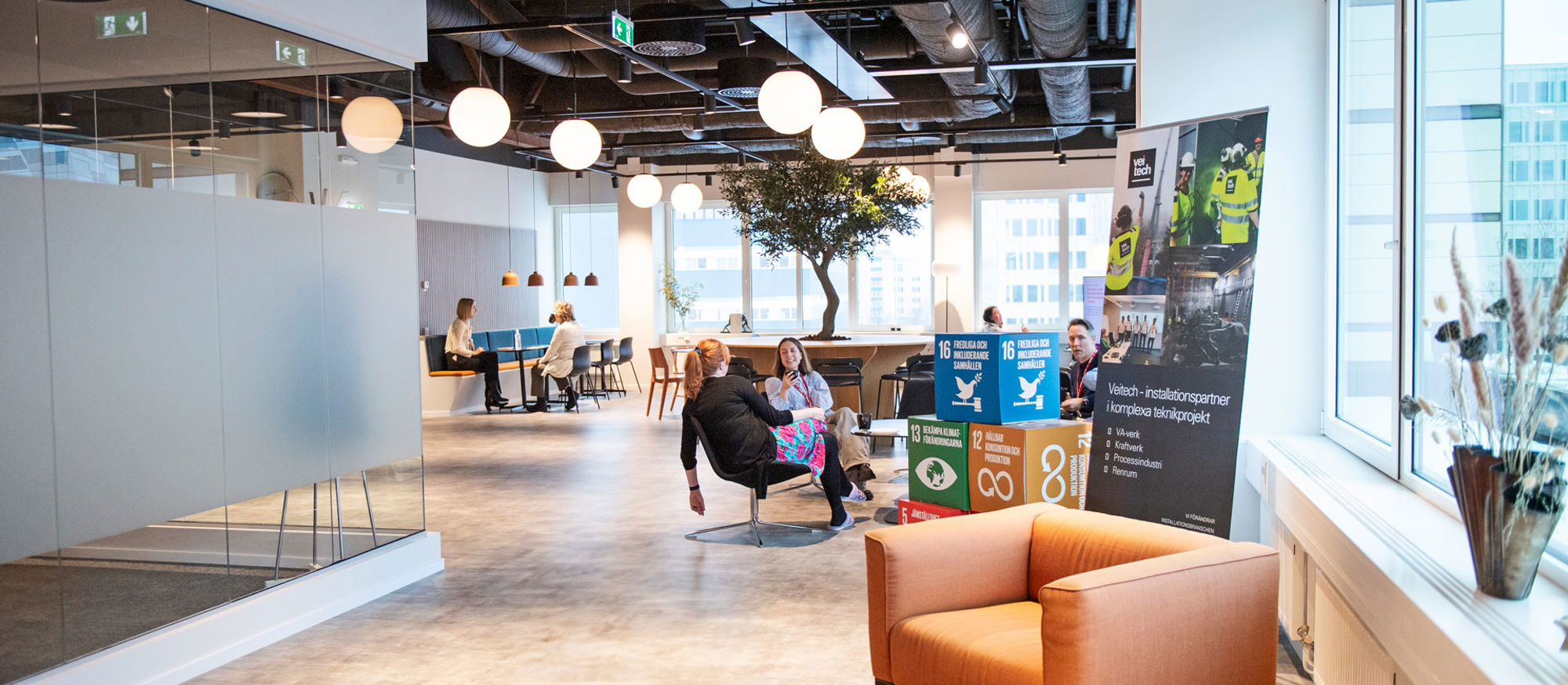 Veitechs huvudkontor i Solna